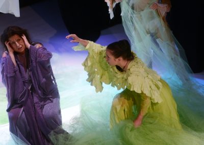 Natalie Burdeny and Violetta Lazin as Old and Young Camille Claudel