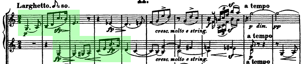 Elgar - Serenade for strings - analysis - ex15 Elgar - Serenade for strings - analysis - ex15