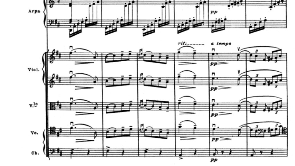 Puccini Intermezzo Manon Lescaut ex 5