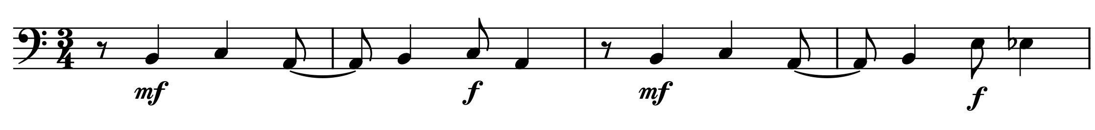 How to conduct syncopations - ex.1