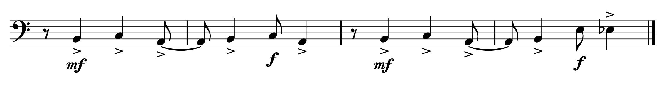 How to conduct syncopations - ex.2