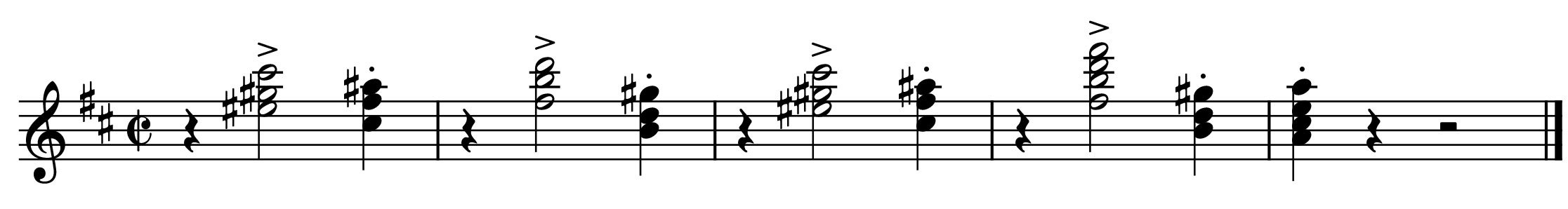 How to conduct syncopations - ex.3