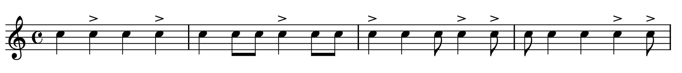 How to practice syncopations - ex.1